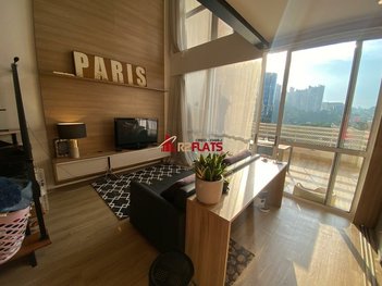 apartment em Rua Sansão Alves dos Santos, Cidade Monções - São Paulo - SP