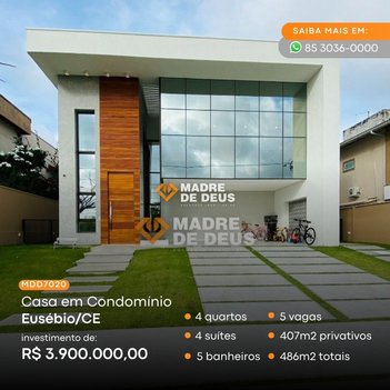 house em Avenida Nova do Contorno, Pires Façanha - Eusébio - CE