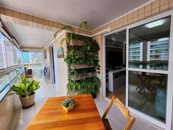 apartment em Rua Doutor Gervásio Bonavides, Caiçara - Praia Grande - SP