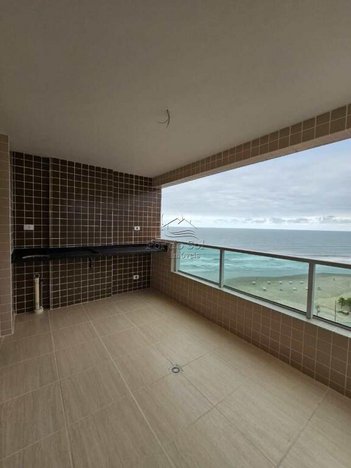 apartment em Rua Aldo Coli, Mirim - Praia Grande - SP