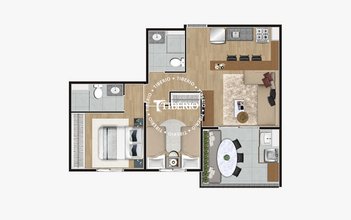 apartment em Rua Otávio Tarquínio de Sousa, Campo Belo - São Paulo - SP