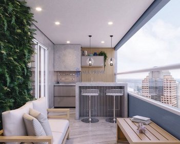 apartment em Rua Vinte e Três de Maio, Mirim - Praia Grande - SP