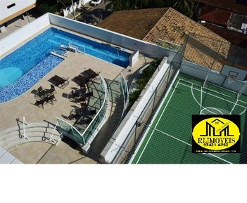 apartment em Praça Padre José de Anchieta, Guilhermina - Praia Grande - SP