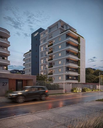 apartment em Rua Alcebíades Plaisant, Água Verde - Curitiba - PR