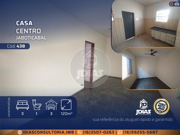 house em Avenida Quinze de Novembro, Centro - Jaboticabal - SP