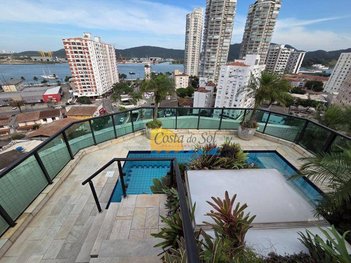 apartment em Avenida General San Martin, Ponta da Praia - Santos - SP