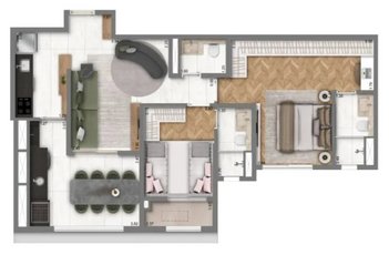 apartment em Rua Marquês Olinda, Vila Dom Pedro I - São Paulo - SP