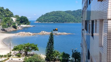 apartment em Rua Saldanha da Gama, Itararé - São Vicente - SP