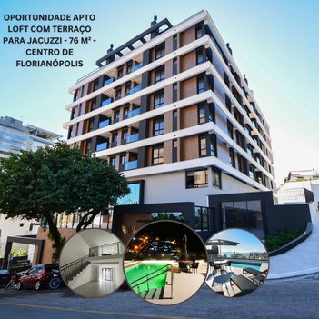 apartment em Rua Ângelo La Porta, Centro - Florianópolis - SC