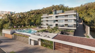 apartment em Estrada Haroldo Soares Glavan, Cacupé - Florianópolis - SC