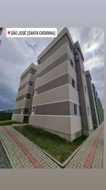 apartment em Rodney Brasil Machado, Sertão do Maruim - São José - SC