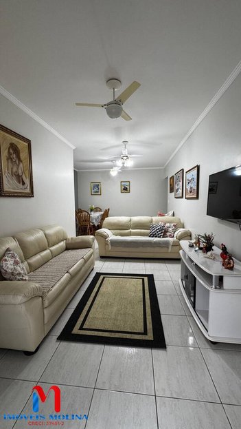 apartment em Avenida Presidente Castelo Branco, Guilhermina - Praia Grande - SP
