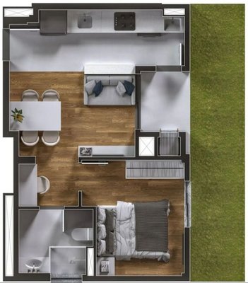 apartment em Avenida Jamil Scaff, Conjunto Habitacional Alexandre Urbanas - Londrina - PR