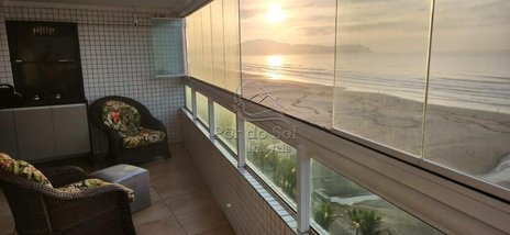 apartment em Avenida Presidente Kennedy, Guilhermina - Praia Grande - SP