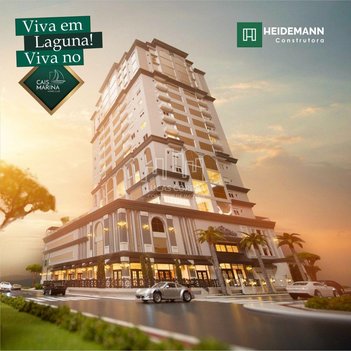 apartment em Avenida Engenheiro Aderson Pinho Remor, Mar Grosso - Laguna - SC
