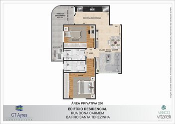 apartment em Rua Dona Carmen, Santa Terezinha - Belo Horizonte - MG