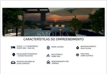 apartment em Avenida Prefeito Waldemar Vieira, Saco dos Limões - Florianópolis - SC