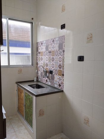 apartment em Rua Amador Bueno da Ribeira, Centro - São Vicente - SP