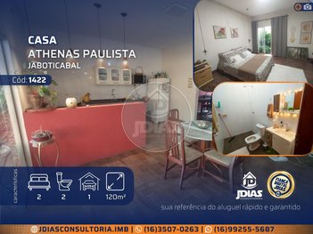 house em Rua Geraldo Giangrecco, Athenas Paulista - Jaboticabal - SP
