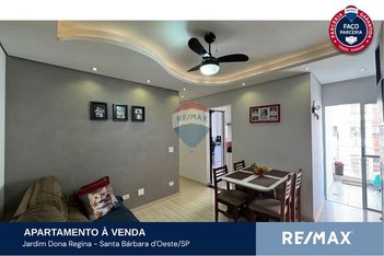 apartment em Rua Romeu Fornazari, Jardim Dona Regina - Santa Bárbara D'Oeste - SP