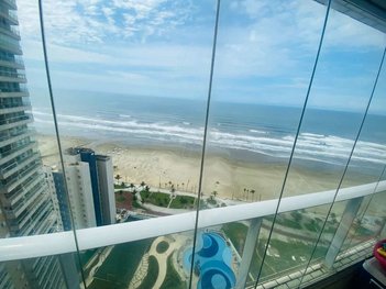 apartment em Avenida Presidente Castelo Branco, Mirim - Praia Grande - SP