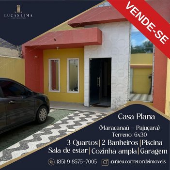 house em Avenida Airton Senna, Pajuçara - Maracanaú - CE