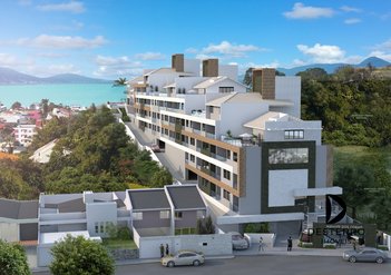apartment em Rua da Fonte, Coqueiros - Florianópolis - SC