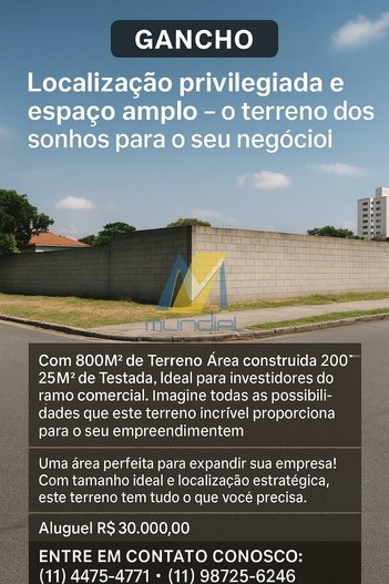 land_lot em Rua Nicola Adamo, Centro - São Bernardo do Campo - SP