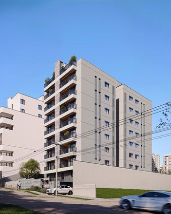 apartment em Rua Bento Viana, Água Verde - Curitiba - PR