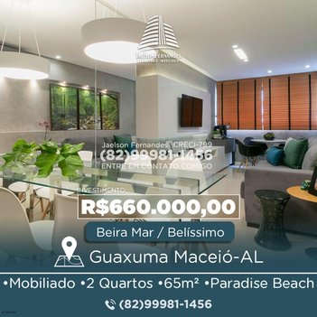 apartment em Avenida General Luiz de França Albuquerque, Guaxuma - Maceió - AL