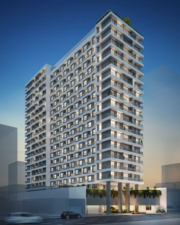 apartment em Rua André de Barros, Centro - Curitiba - PR