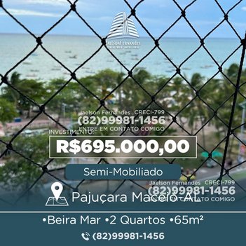 apartment em Avenida Doutor Antônio Gouveia, Pajuçara - Maceió - AL