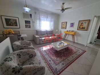 apartment em Rua Visconde de Cayru, Campo Grande - Santos - SP