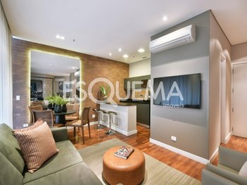 apartment em Rua Elvira Ferraz, Vila Olímpia - São Paulo - SP