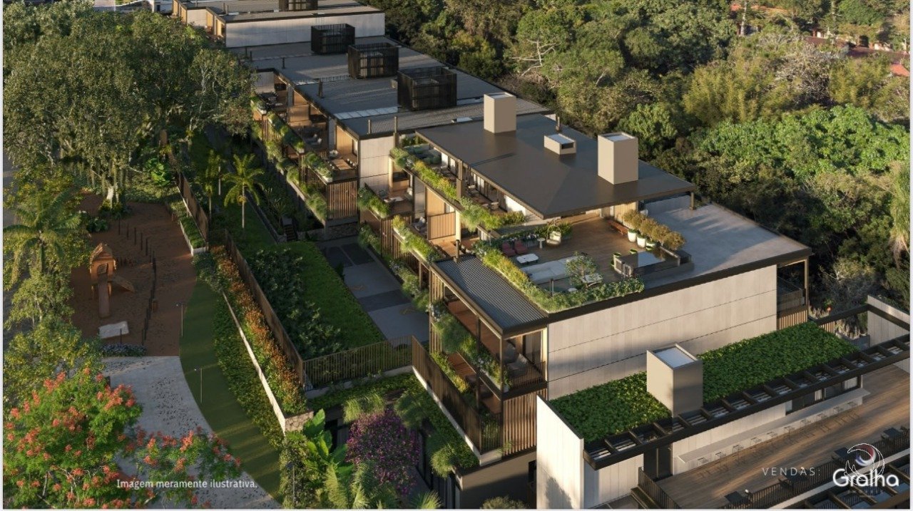 Vista dos apartamentos