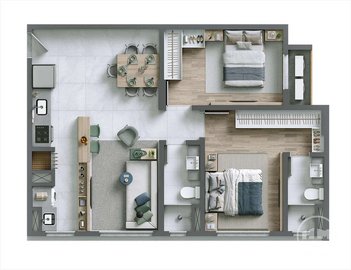 apartment em Rua José Pereira Liberato, São Judas - Itajaí - SC
