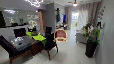 apartment em Rua Colômbia, Guilhermina - Praia Grande - SP