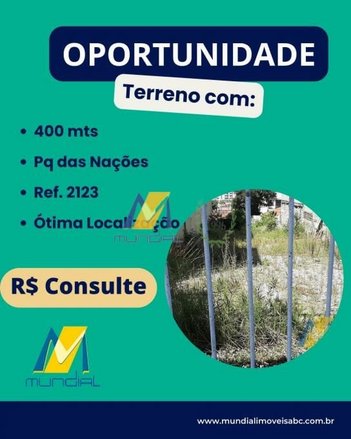 land_lot em Avenida Brasil, Parque das Nações - Santo André - SP