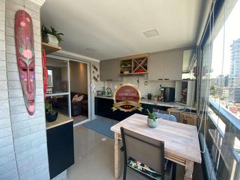 apartment em Rua México, Guilhermina - Praia Grande - SP