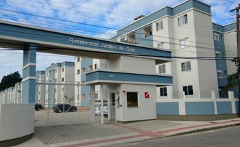 apartment em Rua Homero de Miranda Gomes, Fundos - Biguaçu - SC