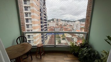 apartment em Rua Pasteur, Gonzaga - Santos - SP