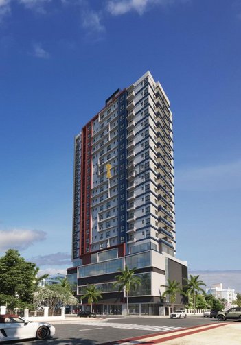 apartment em Rua 258, Meia Praia - Itapema - SC