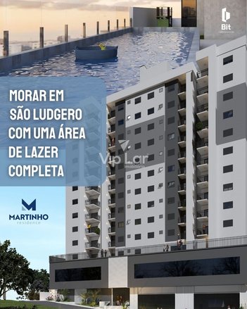 apartment em Rua XV de Novembro, Centro - São Ludgero - SC