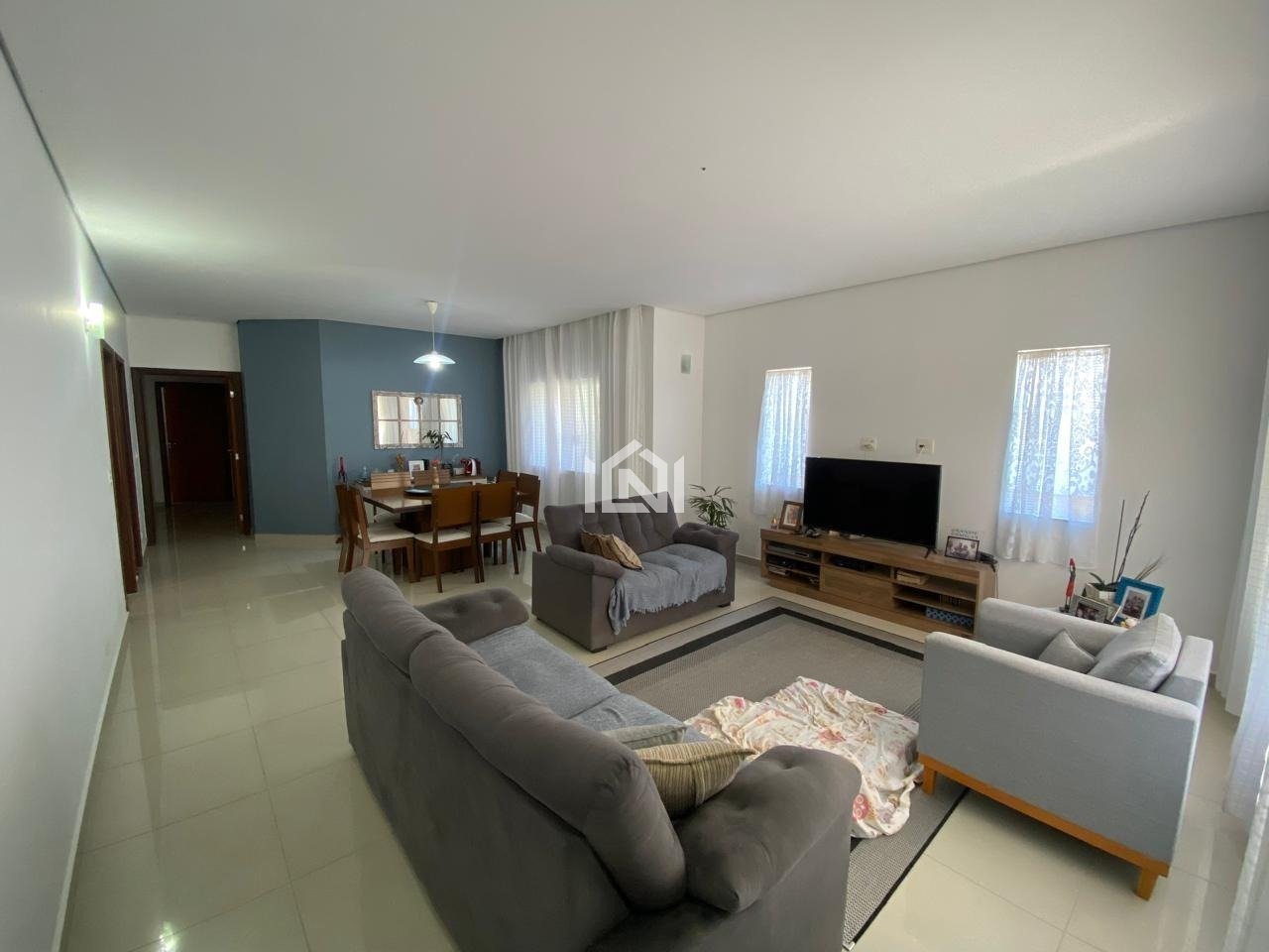 casa terrea a venda no condominio paysage serein sala de estar