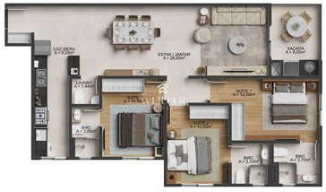 apartment em Rua Onze de Junho, Fazenda - Itajaí - SC