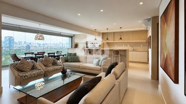 apartment em Avenida Cotovia, Indianópolis - São Paulo - SP