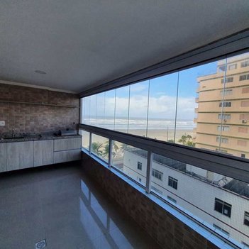 apartment em Rua Vasco da Gama, Aviação - Praia Grande - SP