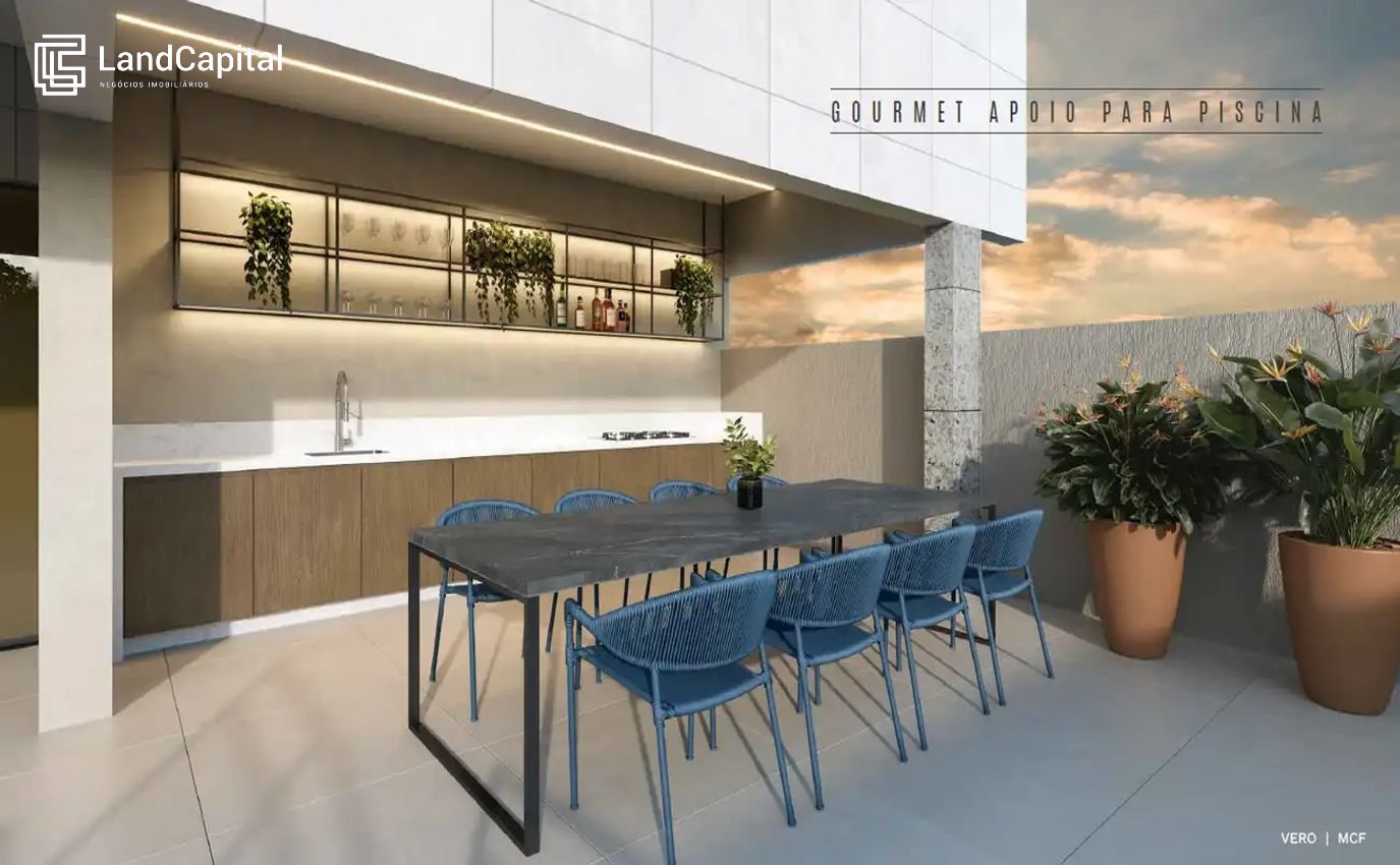 Espaço gourmet na piscina