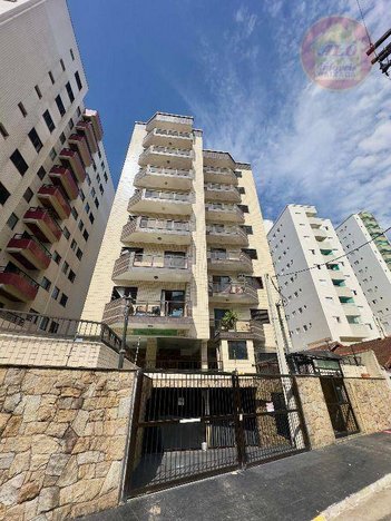 apartment em Rua Deputado Pinheiro Júnior, Caiçara - Praia Grande - SP