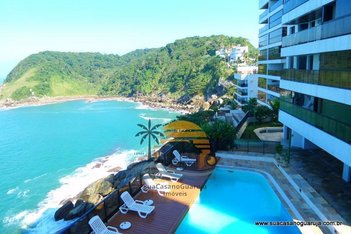 apartment em Caminho das Tartarugas, Mar e Céu - Guarujá - SP
